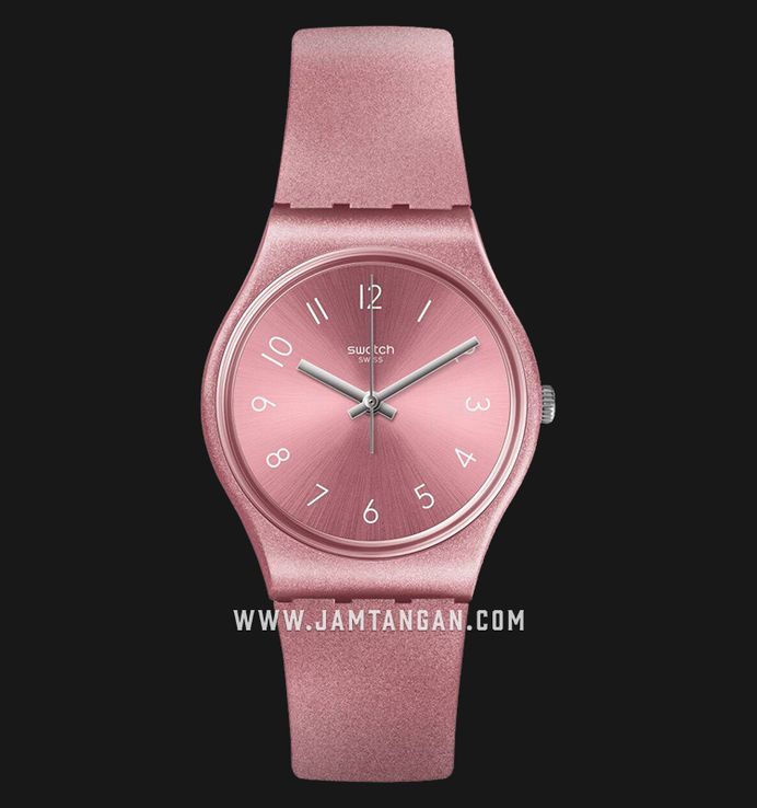 Swatch GP161 Ladies So Pink Dial Pink Rubber Strap