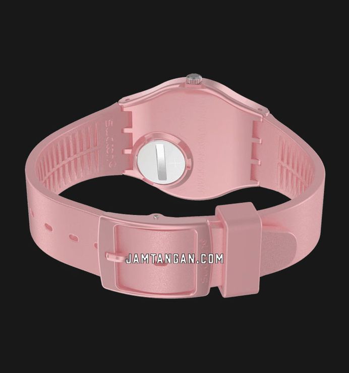 Swatch GP161 Ladies So Pink Dial Pink Rubber Strap