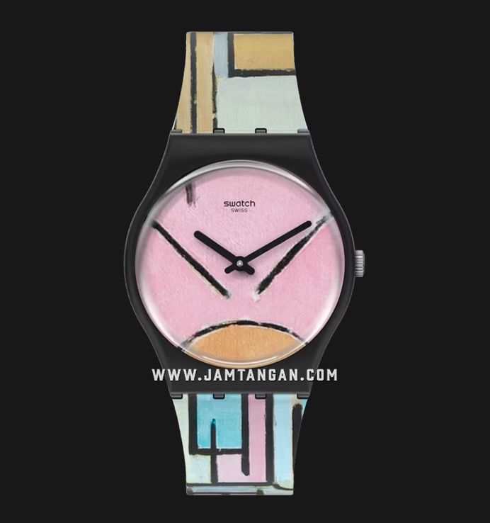 Swatch MoMA GZ350 Composition In Oval With Color Planes