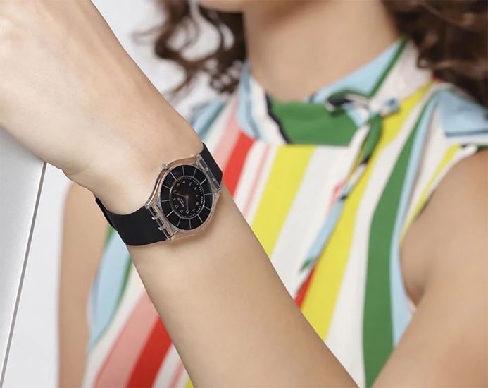 Swatch black classiness store