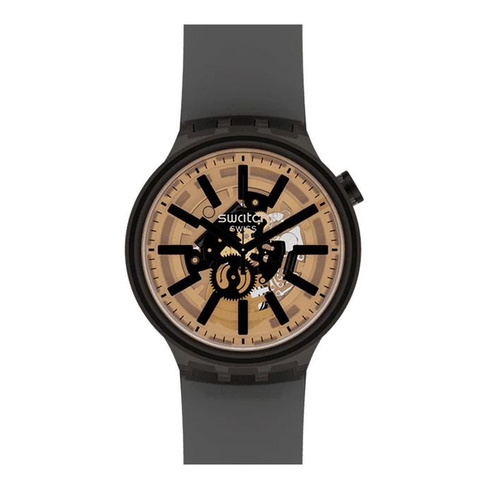 Jam Tangan Swatch Fossil Watches Swatch Esentials SO27B115 Dark