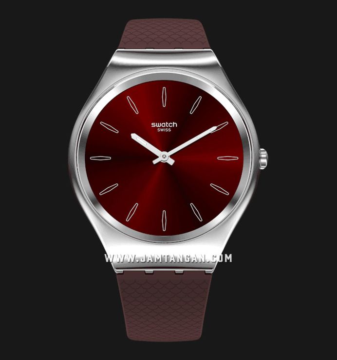 Swatch burgundy store