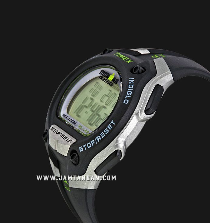 Timex Ironman T5K412 Classic 30 Oversized Digital Dial Black Resin Strap