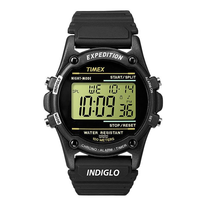 Montre Sport Numérique Timex Marathon T5K463 - Résine, Bracelet Caoutchouc, étanche 50m - Neuve