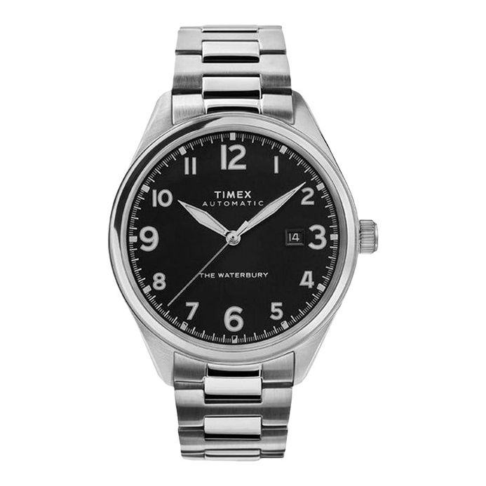 Timex Waterbury TW2T69800 Automatic Men Black Dial Stainless Steel