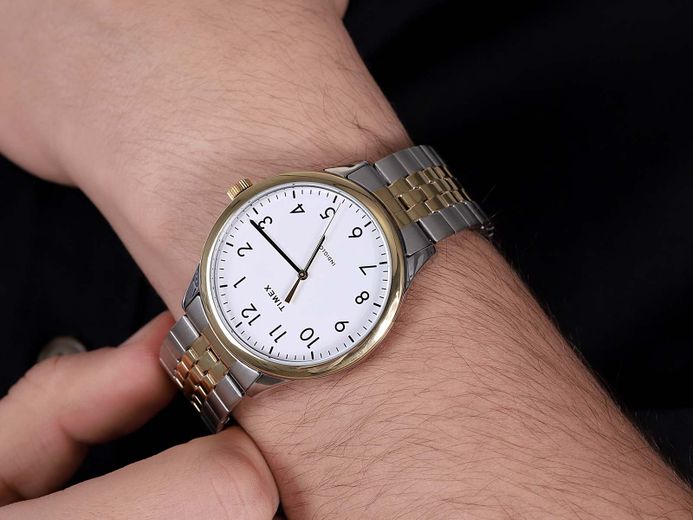 Jam Timex Tw2t73100 Timex Easy Reader TW2U40000 Indiglo White Dial