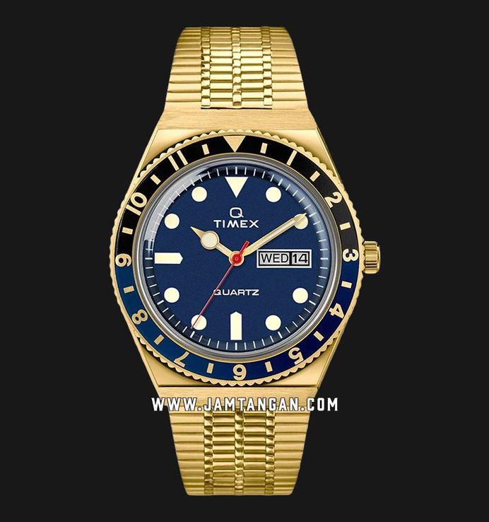 TIMEX Q タイメックス TW2U61400 ゴールド ネイビー（≪人気