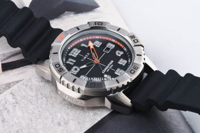 Timex Expedition North Ridge Watch Tw4B33900 Silicone in Black for Men