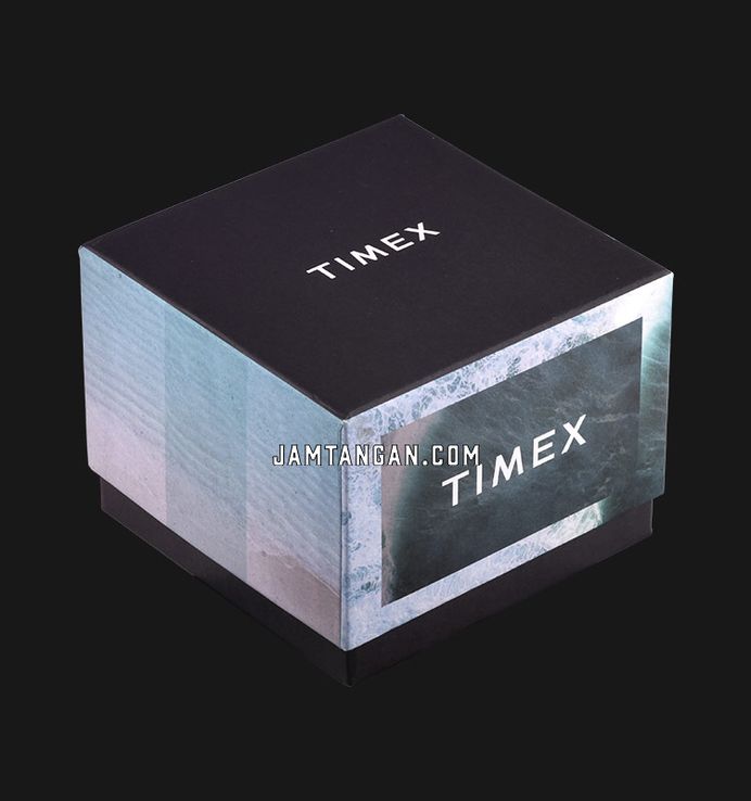 Timex Legacy TW2V77100 Ocean Black Dial Green Recycled Plastic Strap