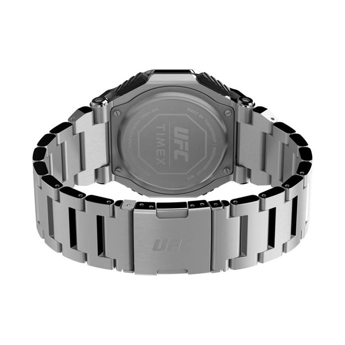 Timex UFC Colossus TW2V84700 Men Digital Analog Dial Stainless Steel Strap