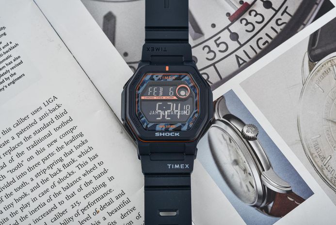Timex Command Encounter TW2V93800 Digital Dial Dark Grey Resin Strap