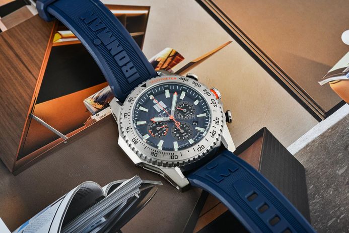 Timex Ironman TW2W55500 Adrenaline Chronograph Blue Navy Dial Blue Navy Resin Strap