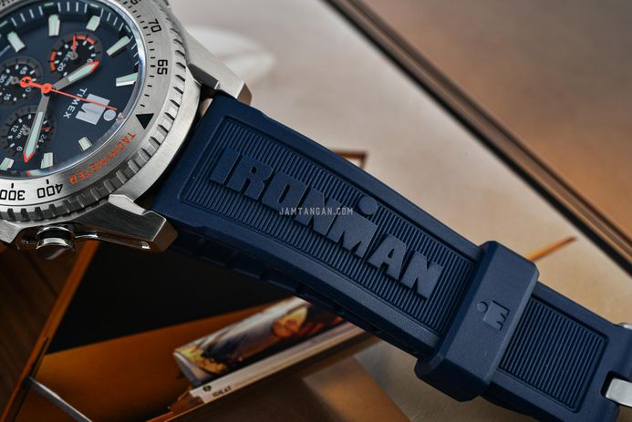 Timex Ironman TW2W55500 Adrenaline Chronograph Blue Navy Dial Blue Navy Resin Strap