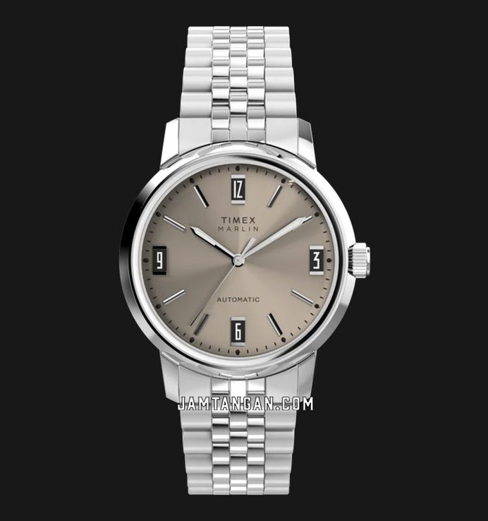 Timex Marlin TW2W59200 Automatic Natural Dial Stainless Steel Strap