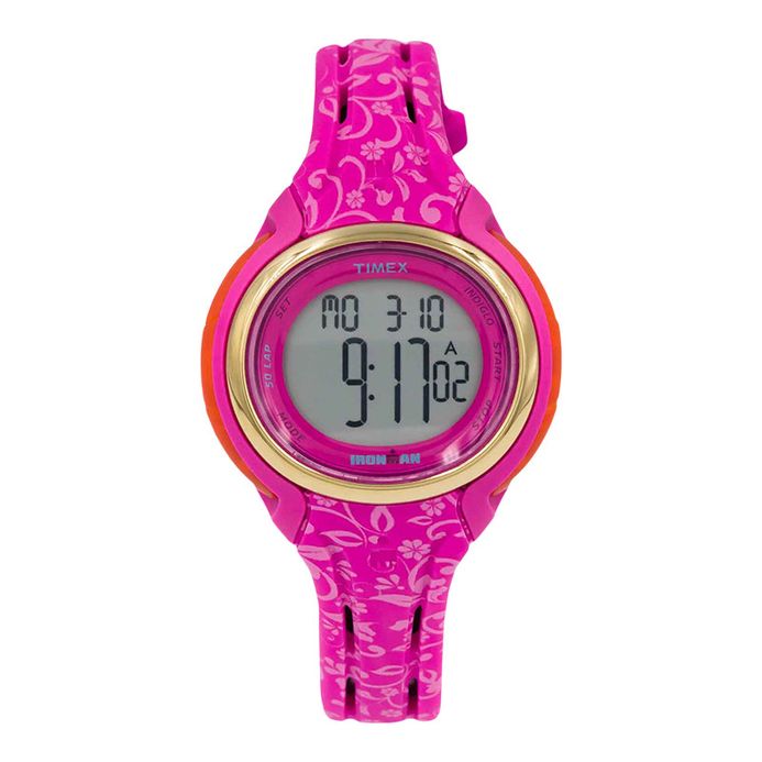 Timex Ironman Sleek TW5M03000 Ladies Digital Dial Pink Floral