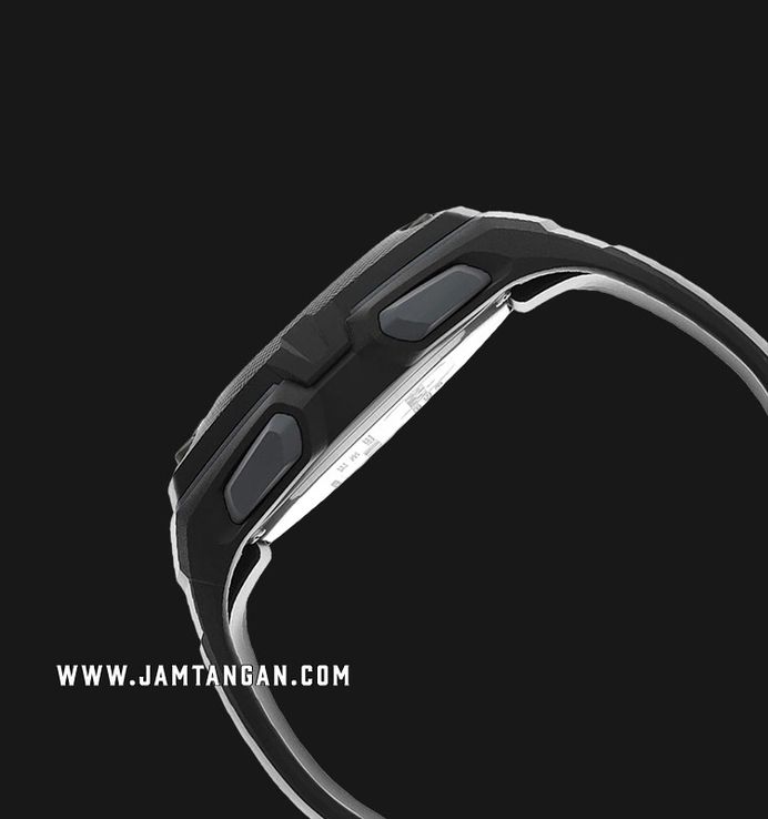 Timex Ironman TW5M46100 Indiglo Digital Dial Black Resin Strap
