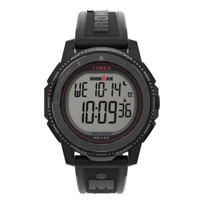 Timex Ironman TW5M57800 Adrenaline Digital Dial Black Resin Strap
