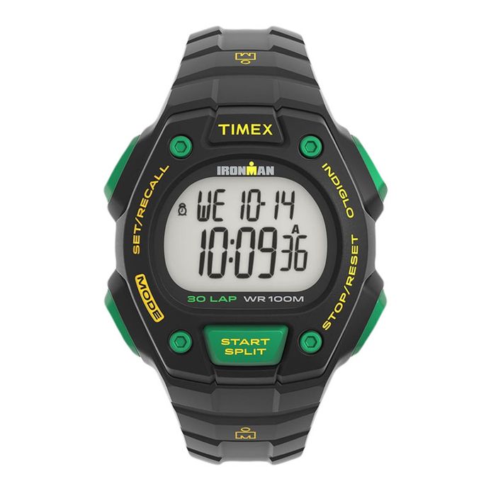 Timex Ironman TW5M59000 Men Digital Dial Black Rubber Strap