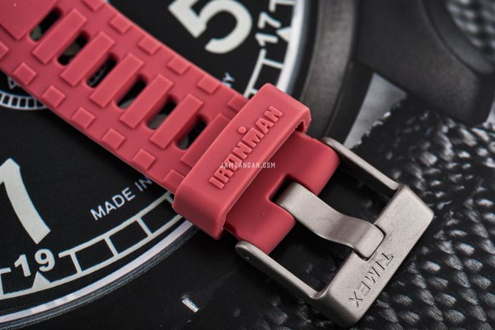 Timex Ironman TW5M62400 T200 Digital Dial Pink Rubber Strap
