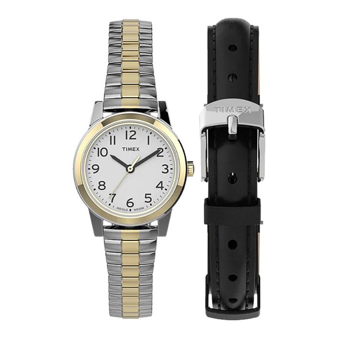 Timex Essex Avenue TWG027800 Indiglo White Dial Dual Tone