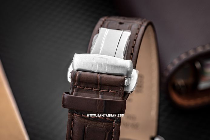 Brown Leather Strap Tissot T035 617 A Tissot T-Classic Couturier - Main Image