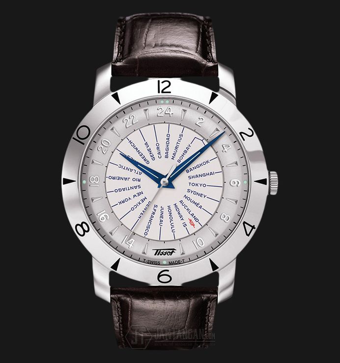 TISSOT Heritage T078.641.16.037.00 Navigator Automatic 160TH Anniversary COSC Brown Leather Strap