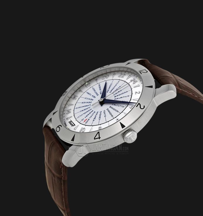 TISSOT Heritage T078.641.16.037.00 Navigator Automatic 160TH Anniversary COSC Brown Leather Strap
