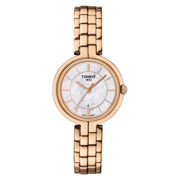 Tissot Flamingo 30mm T-Lady Mother of Pearl