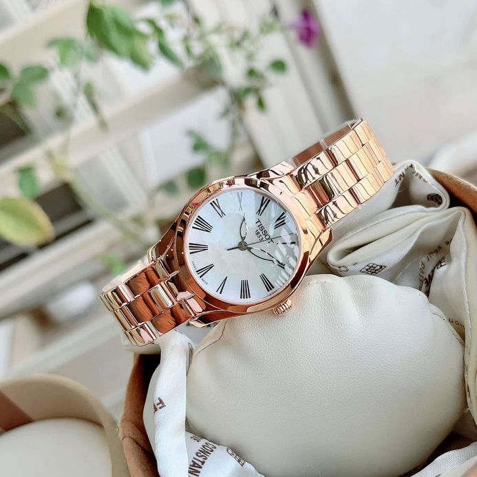 Tissot t wave rose gold cheap