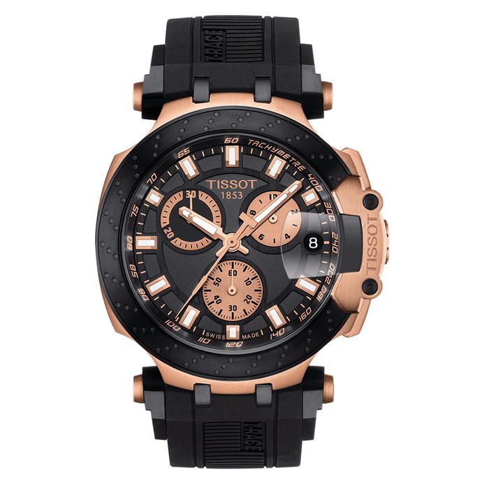 TISSOT T-Race Chronograph Men Black Dial Black