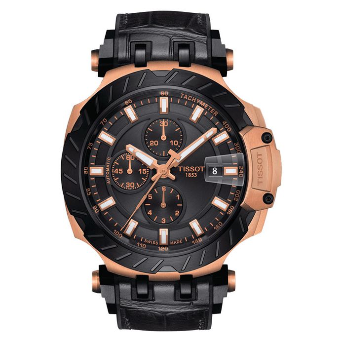 Tissot T Watch Brand TISSOT T-Race Automatic Chronograph Men Black