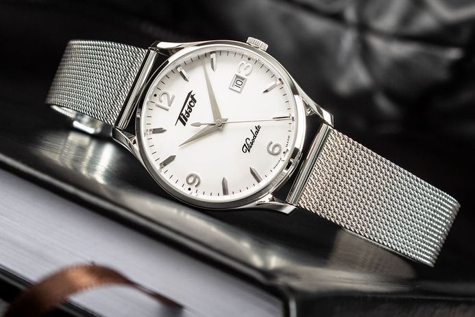 Tissot heritage visodate mesh cheap