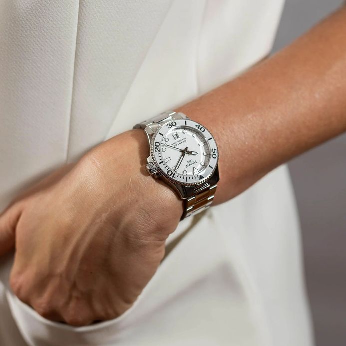 Tissot Seastar 1000 36mm T-Sport T120.210.11.011.00 White Dial Stainless Steel Strap + Extra Strap