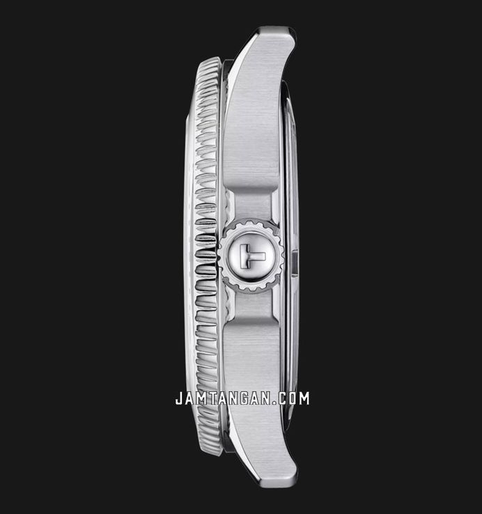 Tissot Seastar 1000 36mm T-Sport T120.210.17.116.00 Mother Of Pearl Dial White Silicone Strap