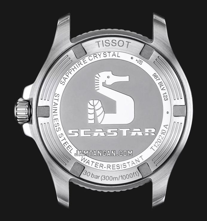 Tissot Seastar 1000 36mm T-Sport T120.210.17.116.00 Mother Of Pearl Dial White Silicone Strap