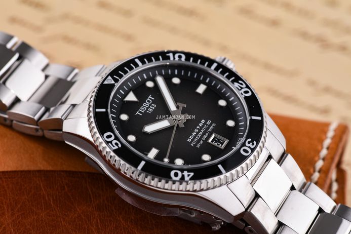 Tissot Seastar 1000 Powermatic 80 40mm T-Sport T120.807.11.051.00 Graded Dial St. Steel Strap 