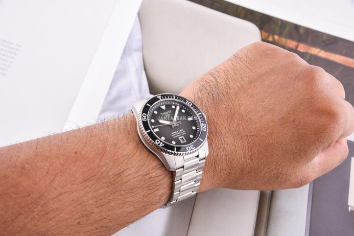 Tissot Seastar 1000 Powermatic 80 40mm T-Sport T120.807.11.051.00 Graded Dial St. Steel Strap 