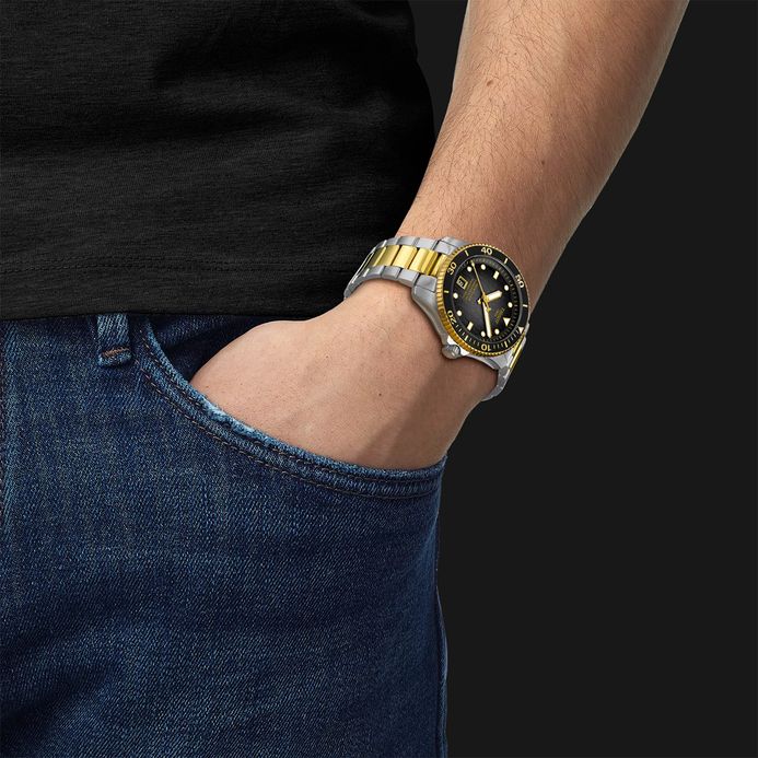 Tissot Seastar 1000 Powermatic 80 40mm T-Sport T120.807.22.051.00 Graded Grey Dial St. Steel Strap 