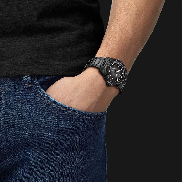 Tissot Seastar 1000 Powermatic 80 40mm T-Sport T120.807.33.051.00 Grey Gradient Dial St Steel Strap 
