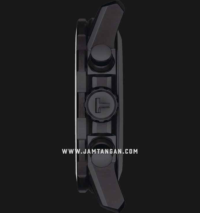 Tissot Supersport Chrono 45.5mm T-Sport T125.617.36.051.01 Black Dial Brown Leather Strap