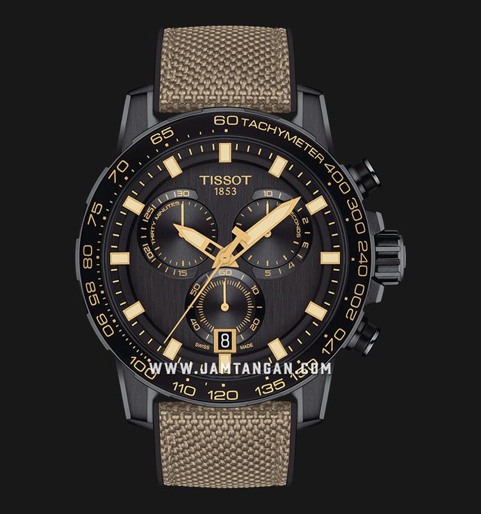 Tissot Supersport Chrono 45.5mm T-Sport T125.617.37.051.01 Black Dial Nylon With Rubber Strap