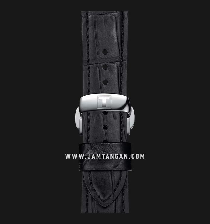 Tissot Gentleman 40mm T-Classic T127.410.16.041.01 Men Blue Dial Black Leather Strap
