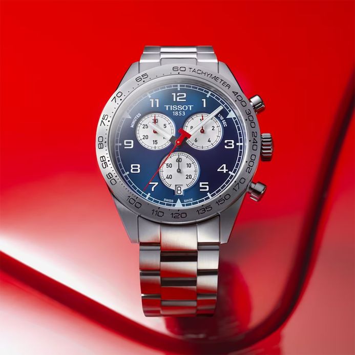 Tissot T-Sport T131.617.11.042.00 PRS 516 Chronograph Blue Dial Stainless Steel Strap