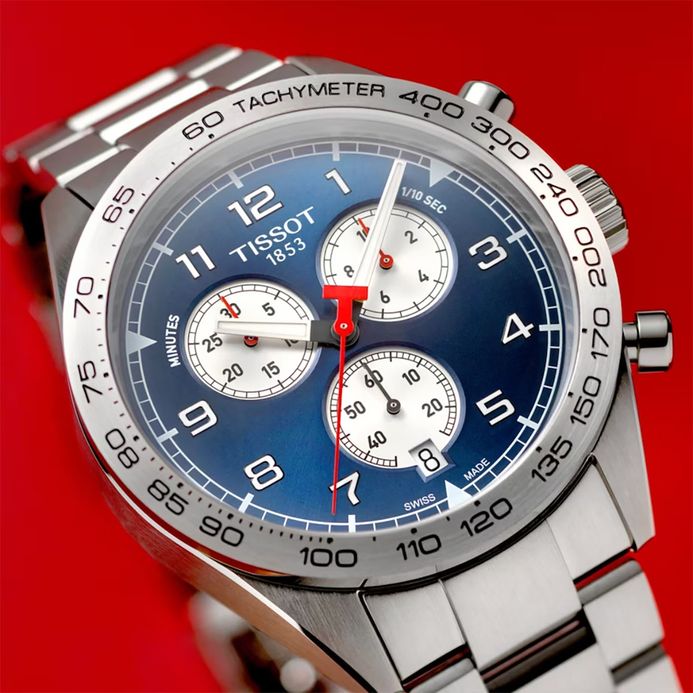 Tissot T-Sport T131.617.11.042.00 PRS 516 Chronograph Blue Dial Stainless Steel Strap