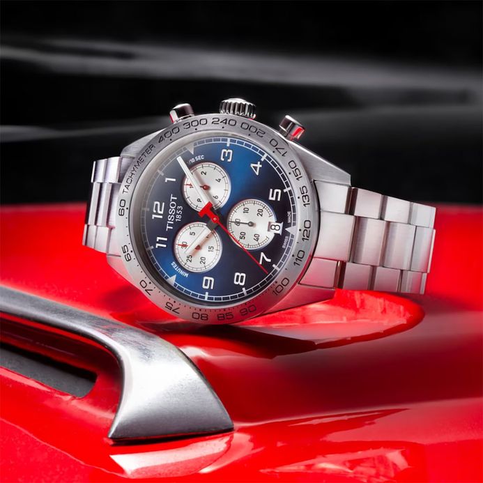 Tissot T-Sport T131.617.11.042.00 PRS 516 Chronograph Blue Dial Stainless Steel Strap