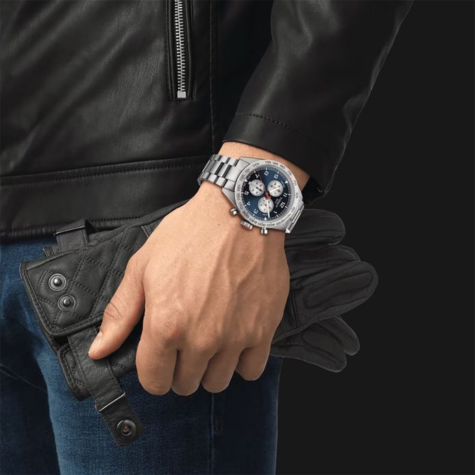 Tissot T-Sport T131.617.11.042.00 PRS 516 Chronograph Blue Dial Stainless Steel Strap