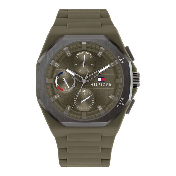 Tommy Hilfiger Neo 1792121 Men Chronograph Green Dial Green