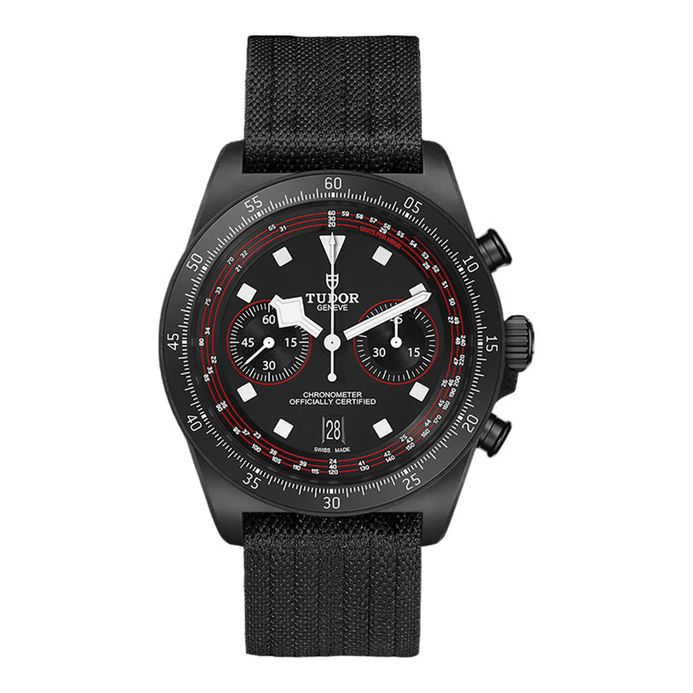 Tudor Pelagos M25827KN-0001 FXD Chrono Matte Black Dial Black