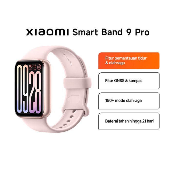 Xiaomi Smart Band Pro 8100176516 Smartwatch Digital Dial Rose Gold Rubber  Strap