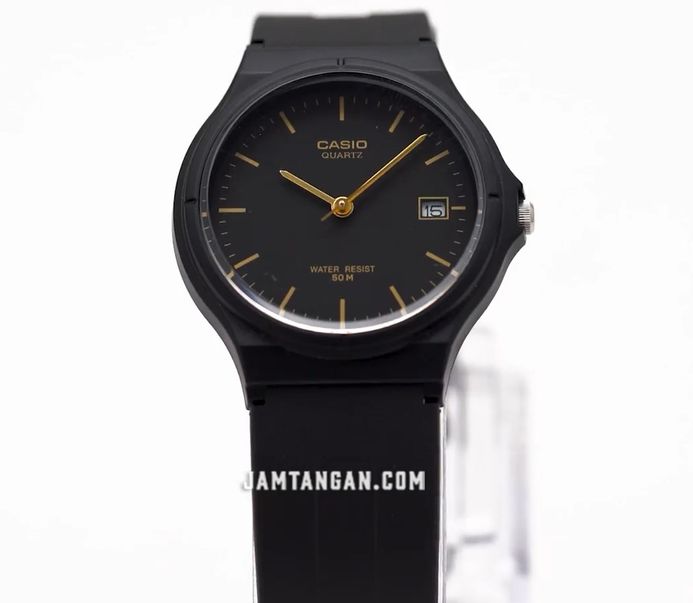 Casio General MW-59-1EVDF Black Dial Black Resin Band-1